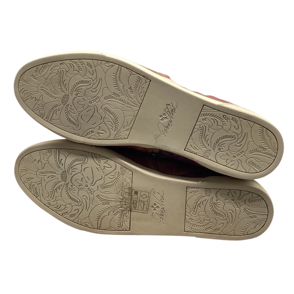 Patricia Nash Floral Slip-On Sneakers in Tan, Green - Picture 7 of 10